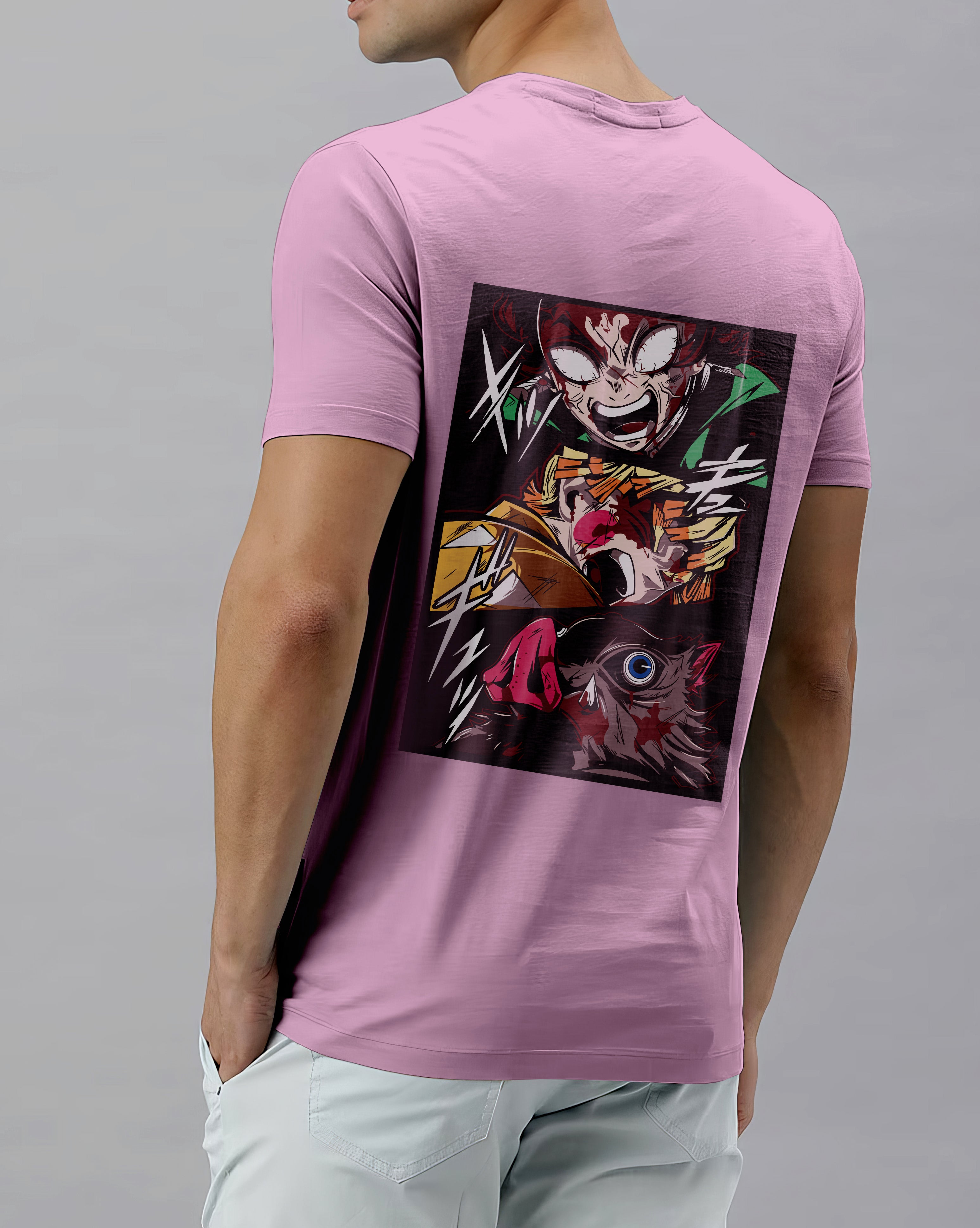 DEMON SLAYER : TANJIRO, ZENITSU & INOSUKE - MEN'S REGULAR TSHIRT