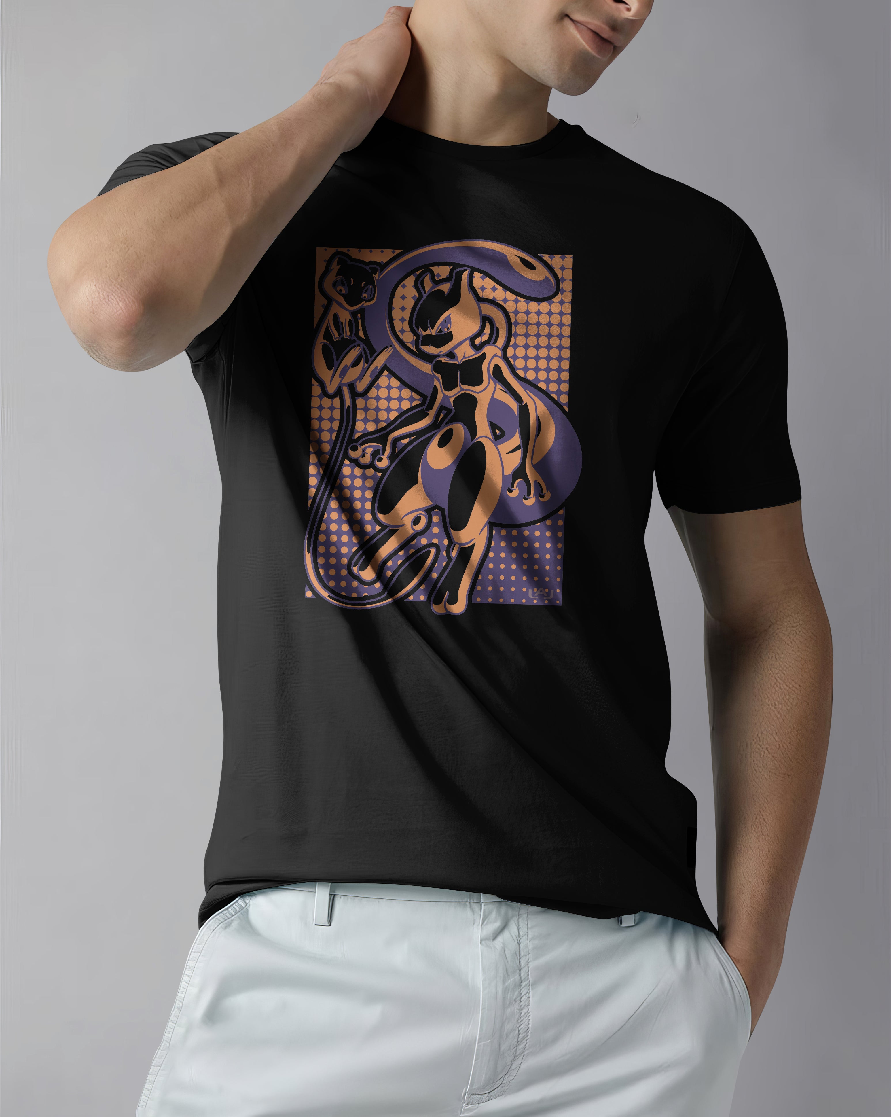 MEWTWO POKEMON - MEN'S REGULAR TSHIRT