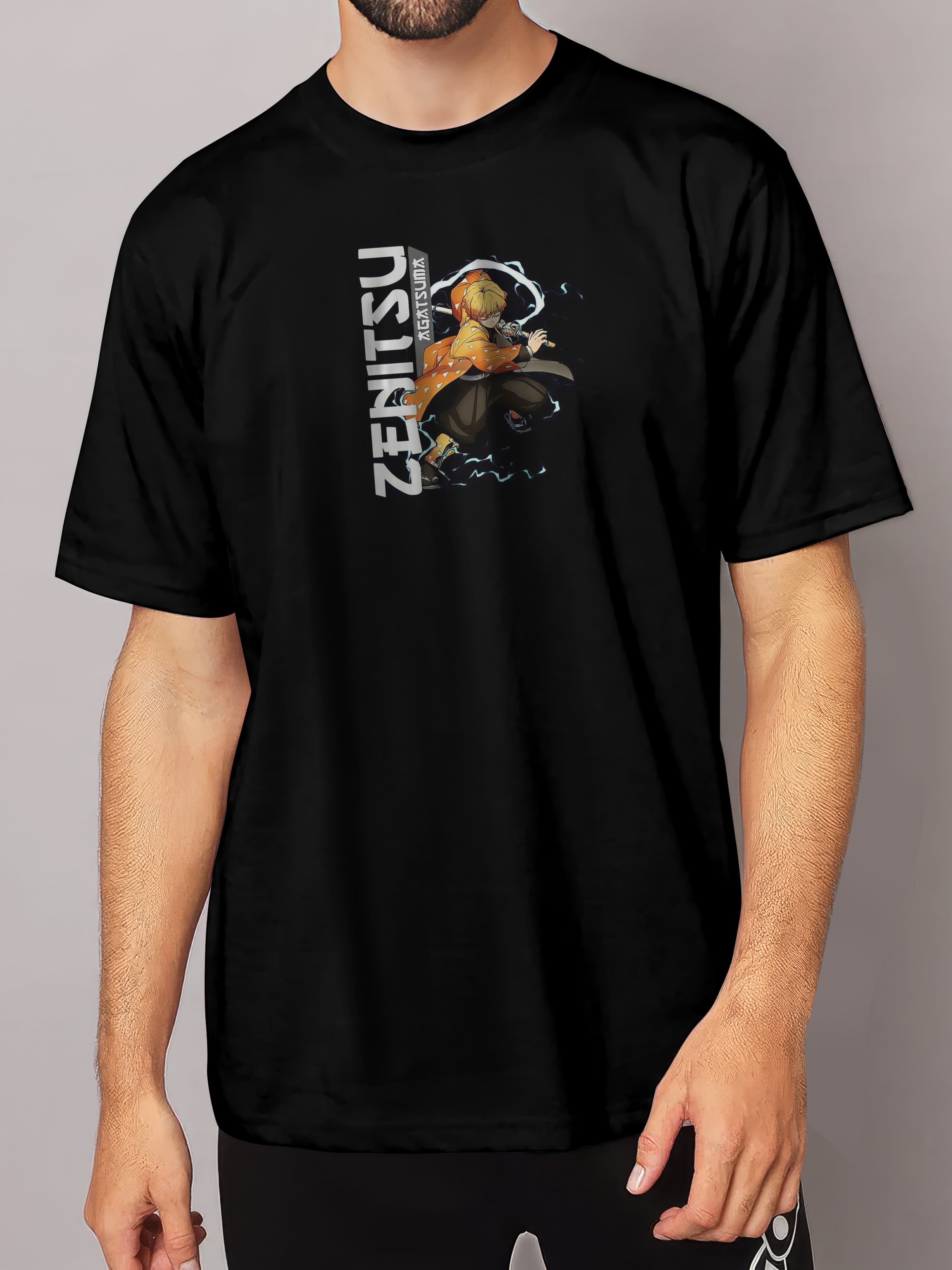 Demon Slayer : Zenitsu - MEN OVERSIZED TSHIRT