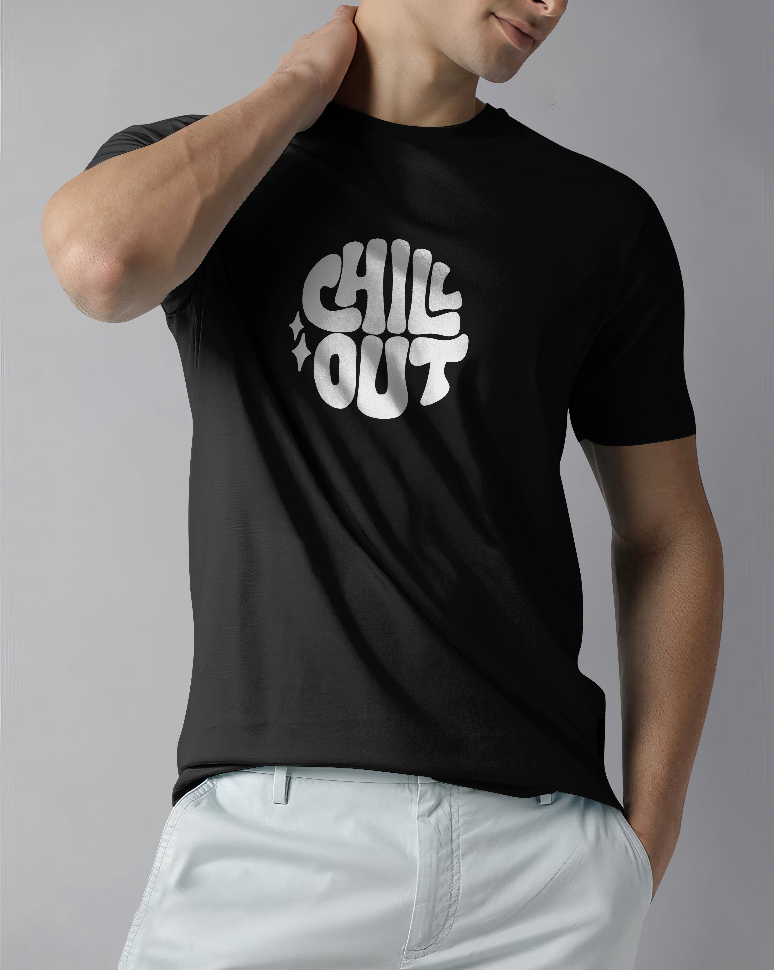 CHILL OUT  - MEN'S REGULAR TSHIRT