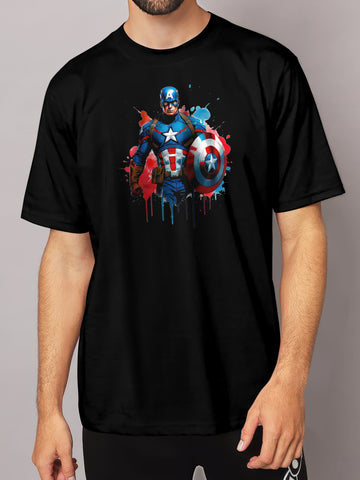 CAPTAIN AMERICA - MEN’S OVERSIZED TSHIRT