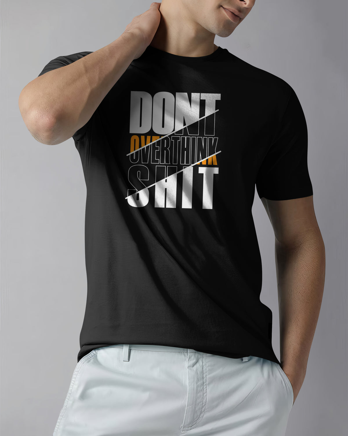 DON'T OVERTHINK SHIT - MEN'S REGULAR TSHIRT