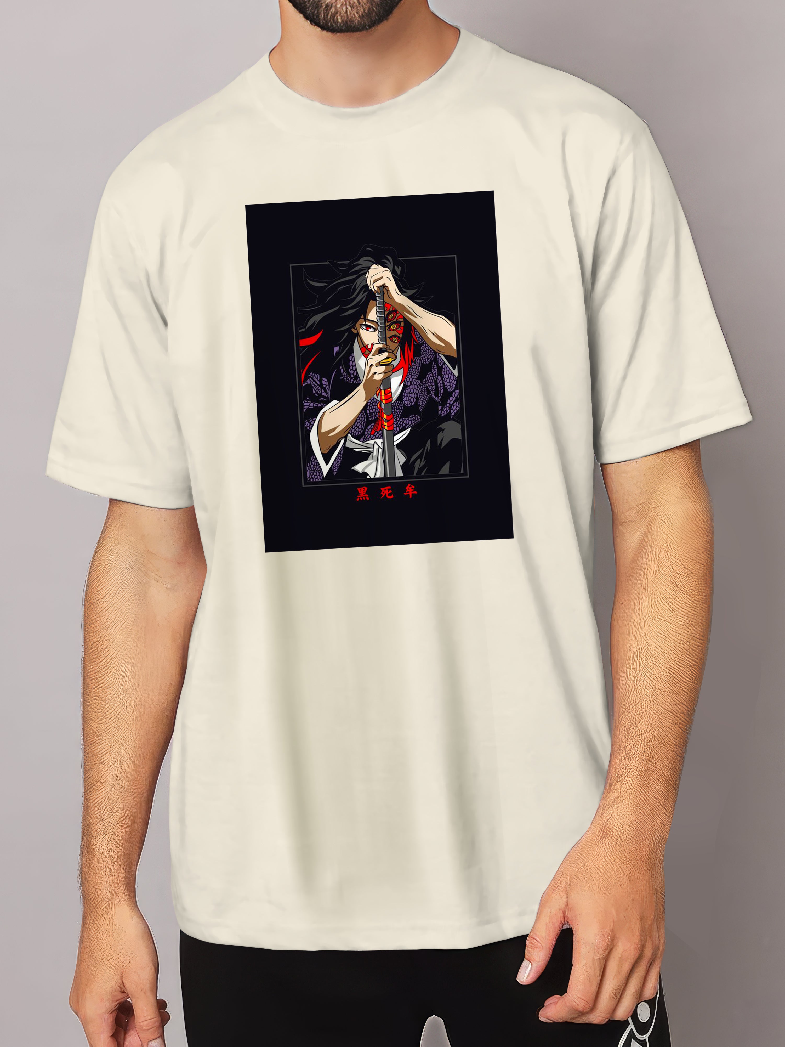 Demon slayer : Kokushibo - MEN'S OVERSIZED TSHIRT