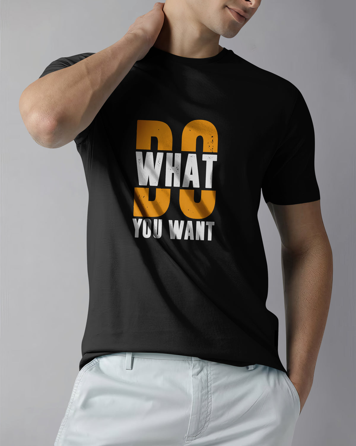 DO WHAT DO YOU WANT  - MEN'S REGULAR TSHIRT