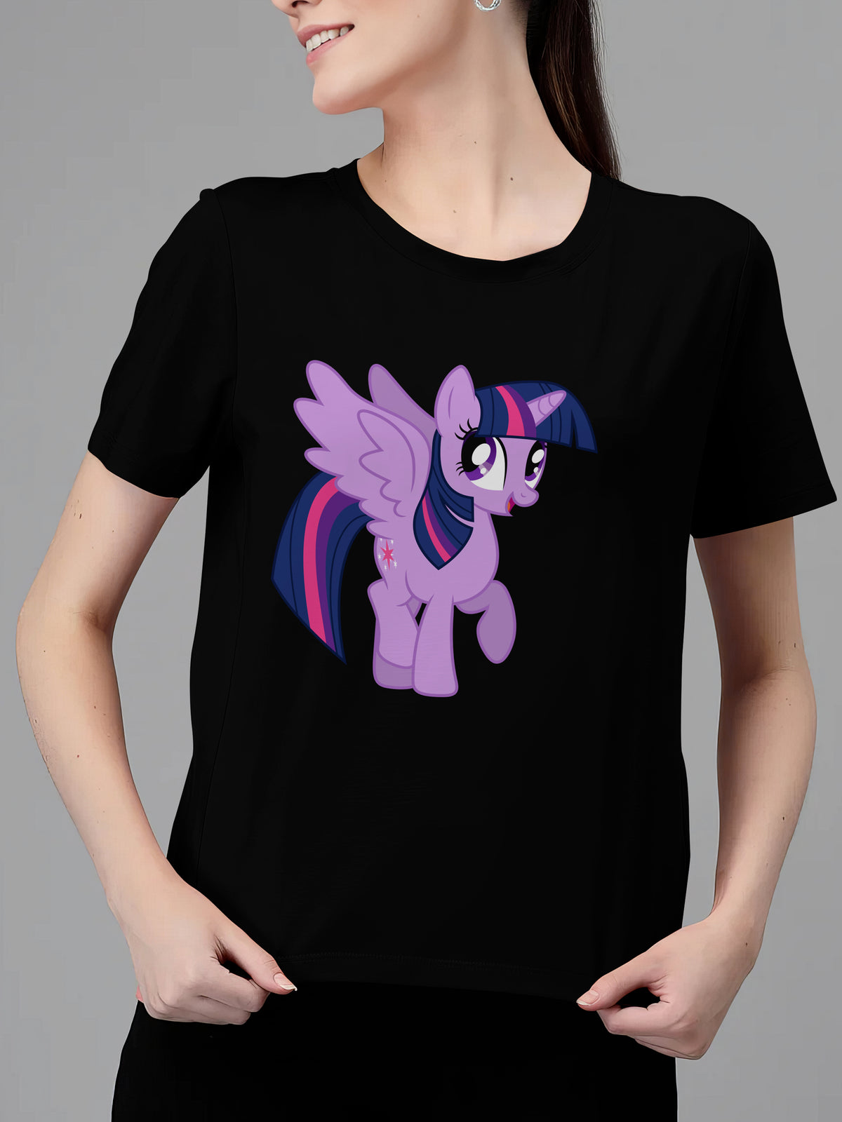 PURPLE LITTLE PONY  - WOMEN'S TSHIRT