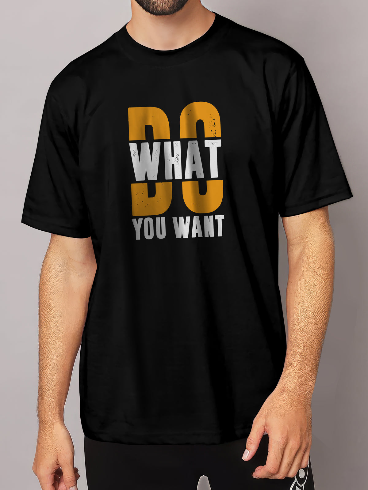 DO WHAT YOU WANT - MEN'S OVERSIZED TSHIRT